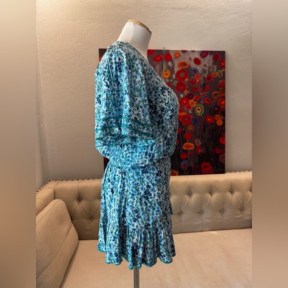 Poupette St. Barth Mabelle Floral Mini Dress XS - Picture 5 of 6